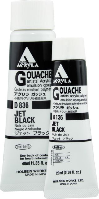 Acryla Designers 20 mL Jet Black