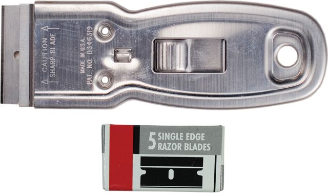 MTL SFTY SCRAPER W/6 BLADES CD