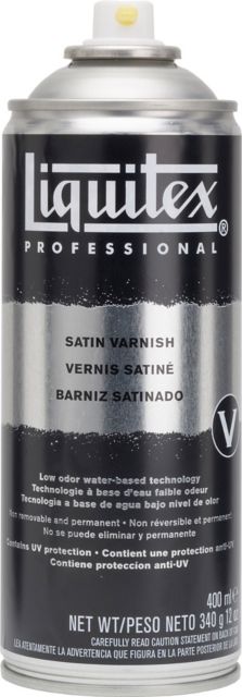 LIQUITEX SPRAY 400ML SATIN VARNISH