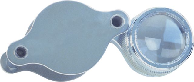 Compass Industries Magnifier Loupe, 16X, 1'', Silver - ONLINE ONLY