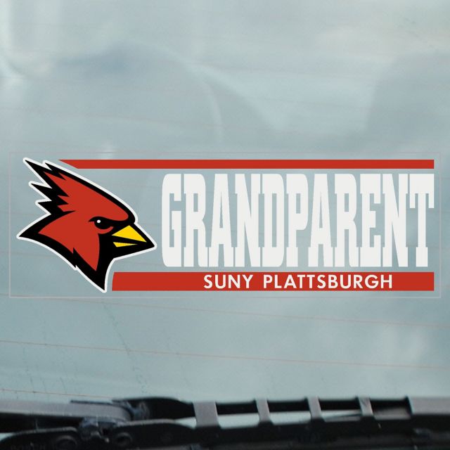 SUNY Plattsburgh Cling Decal