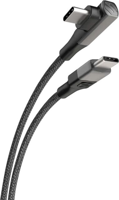 Scosche StrikeLine RA Premium Charge and Sync Cable, 6ft, Black