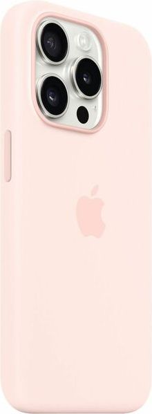 iPhone 15 Pro Silicone Case with MagSafe - Light PNK