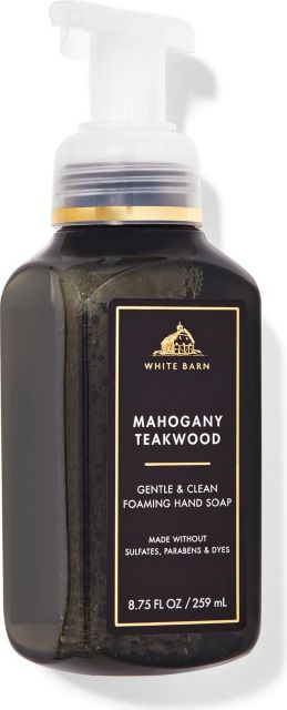 Mahogany Teakwood Scented Foaming Hand Cleanser