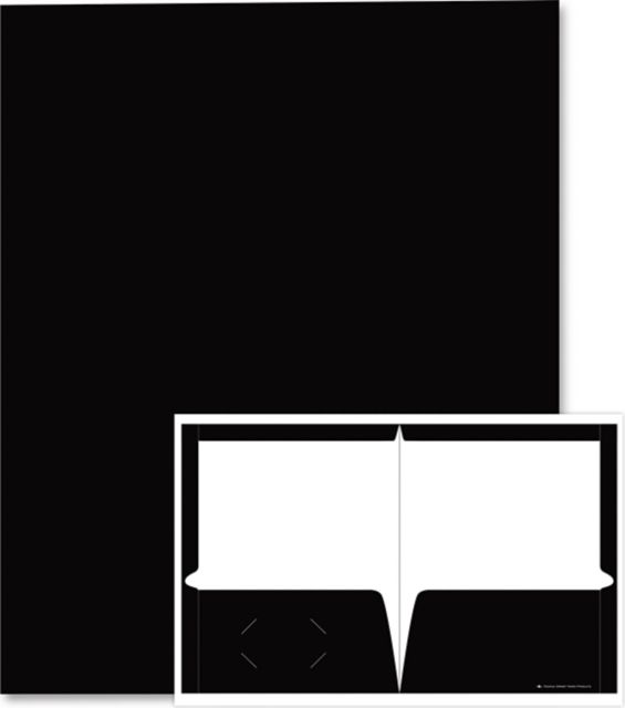 PORTFOL 2PKT LAM BLACK