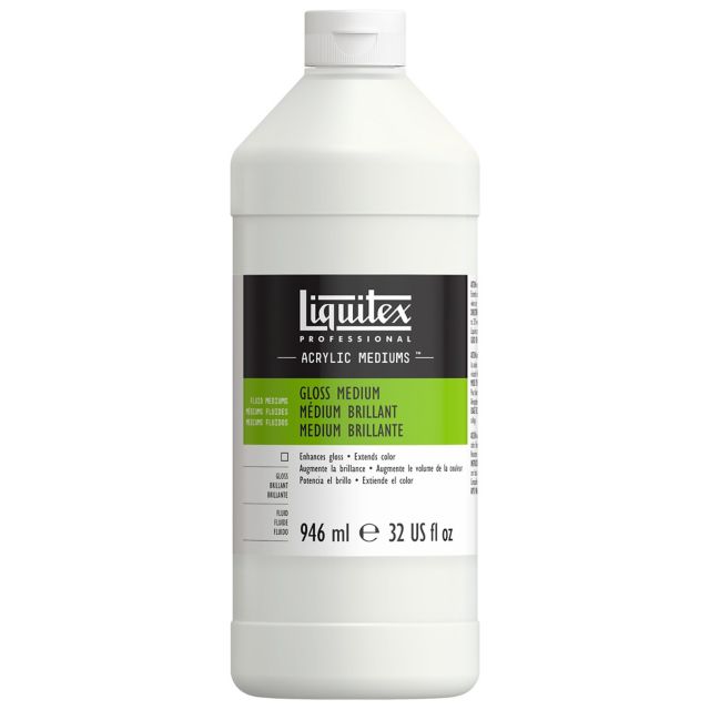 LIQUITEX GLOSS POLYMER MEDIUM 32OZ