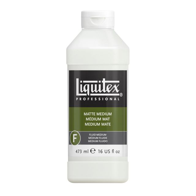 LIQUITEX MATTE MEDIUM 16OZ