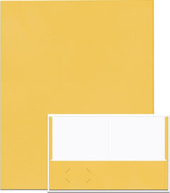 PORTFOL 2PKT LTHRETTE YELLOW