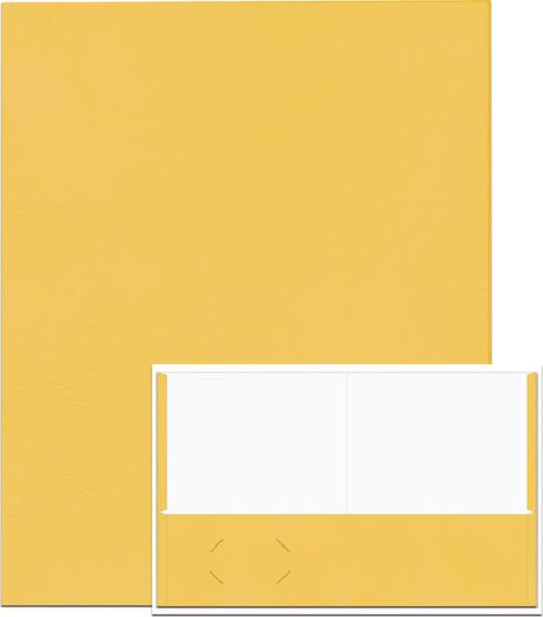 PORTFOL 2PKT LTHRETTE YELLOW