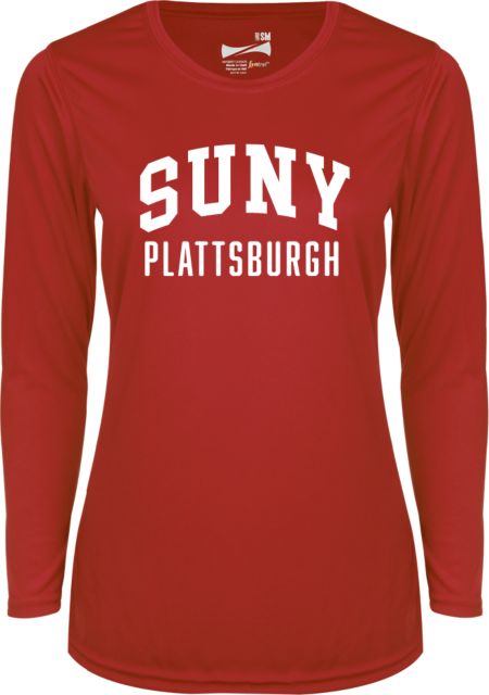 SUNY Plattsburgh Womens Performance Long Sleeve Shirt SUNY - ONLINE ONLY