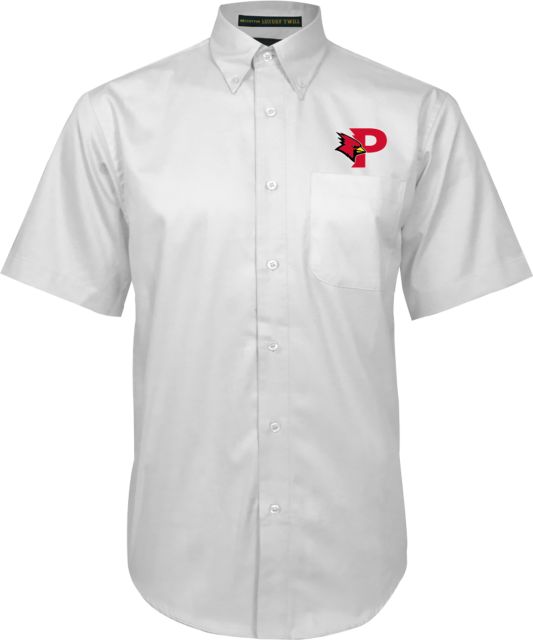 SUNY Plattsburgh Twill Button Down Short Sleeve P Cardinals - ONLINE ONLY