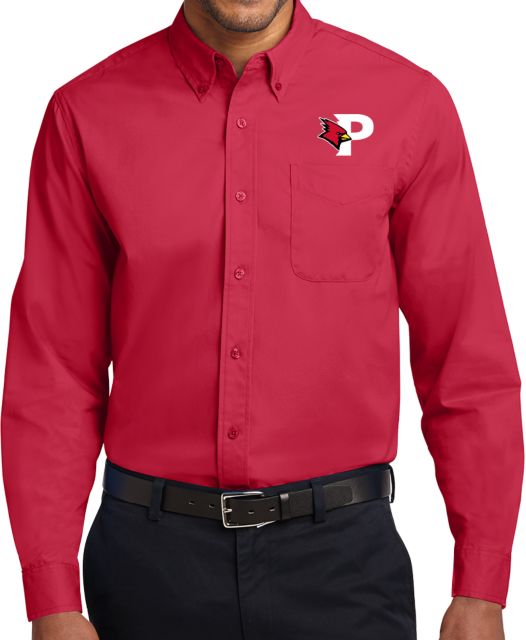 SUNY Plattsburgh Twill Button Down Long Sleeve P Cardinals - ONLINE ONLY