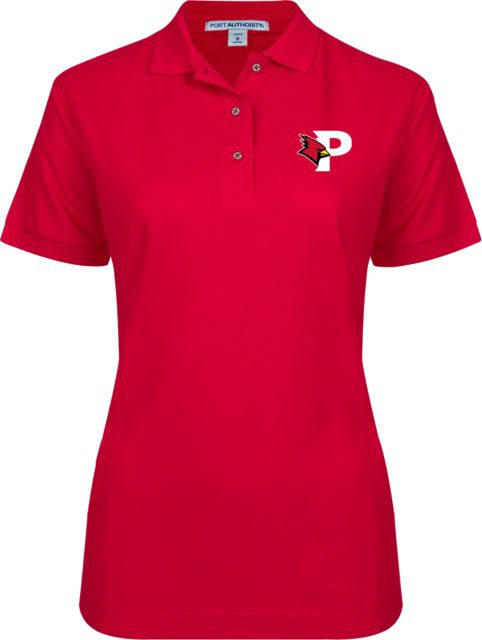 SUNY Plattsburgh Womens Silk Touch Pique Polo P Cardinals - ONLINE ONLY