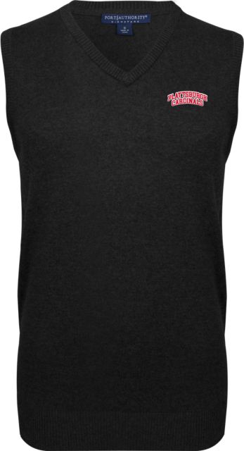 SUNY Plattsburgh VNeck Sweater Vest Arch. Cardinals - ONLINE ONLY