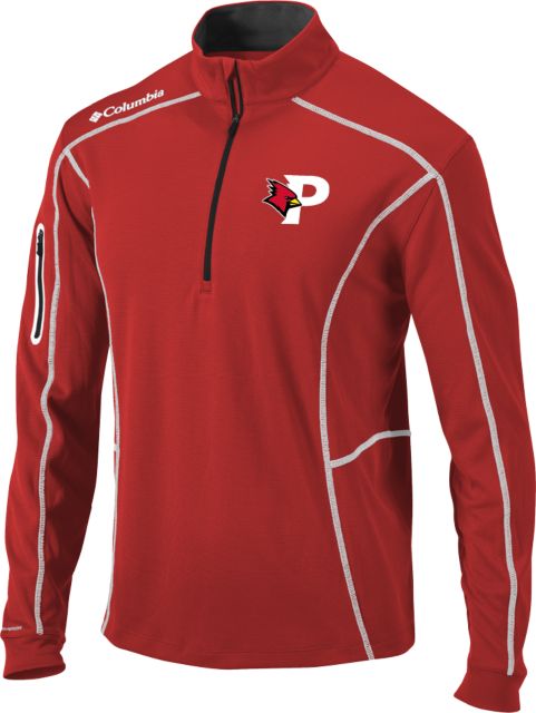 SUNY Plattsburgh Columbia Omni Wick Shotgun 1/4 Zip P Cardinals - ONLINE ONLY