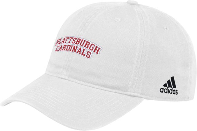 SUNY Plattsburgh Adidas Adjustable Washed Slouch Arch. Cardinals - ONLINE ONLY