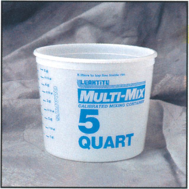 MULTI-MIX PLASTIC TUB 5 QUART