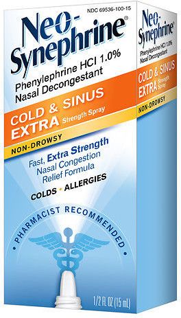 Neo-Synephrine Extra Strength Cold & Sinus .5oz Nasal Spray - In-Store Pickup Only