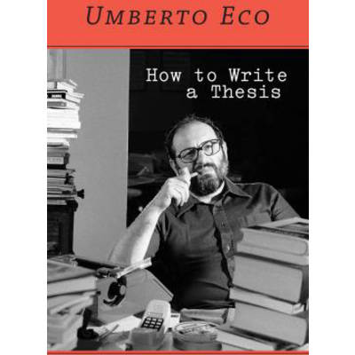 How to Write a Thesis