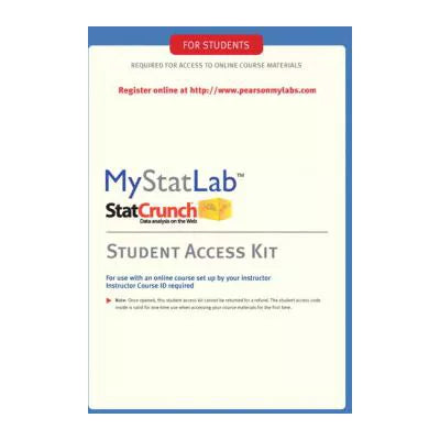 MyLab Statistics -- Standalone Access Card