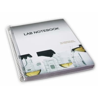 Lab Notebook Spiral Bound 100 Pages (Copy Page Perforated)