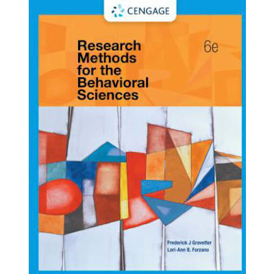 Research Methods for the Behavioral Sciences