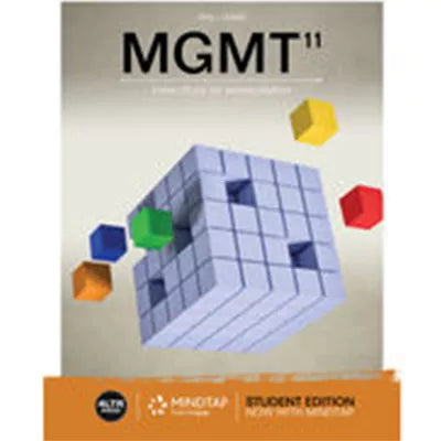 MindTap Management, 1 Term (6 Months) Instant Access for Williams' MGMT