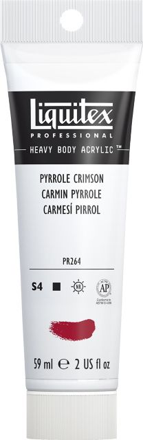 Heavy Body Acrylic 2oz Pyrrole Crimson