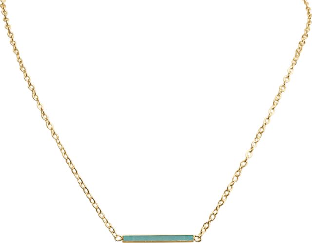 Small Pendant Bar Gold Bracelets