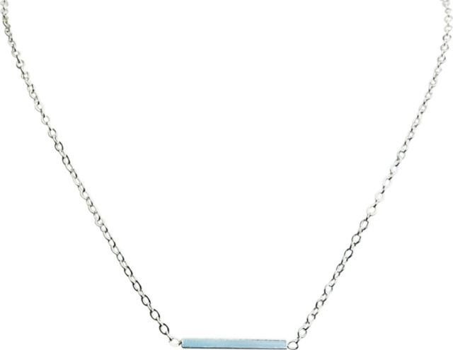 Small Pendant Bar Silver Bracelets